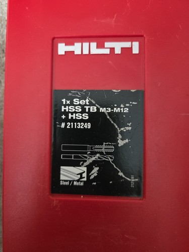 Hilti tap bit set hss - tap,