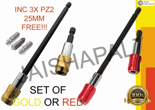 Quick release bit holder set - holder,