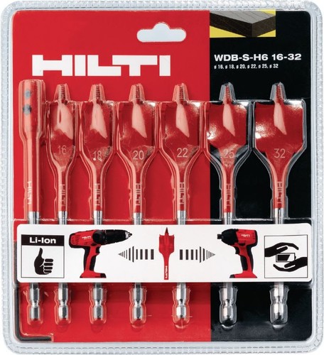Hilti spade drill bits set - drill,