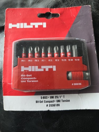 Hilti bit set bsc uni - uni, 25/1"